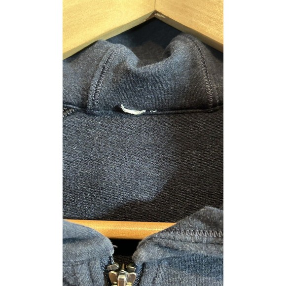 $128 Lululemon Mens Full Zip Up Hoodie Jacket Sz M Hooded Navy Blue Heather - Picture 3 of 14